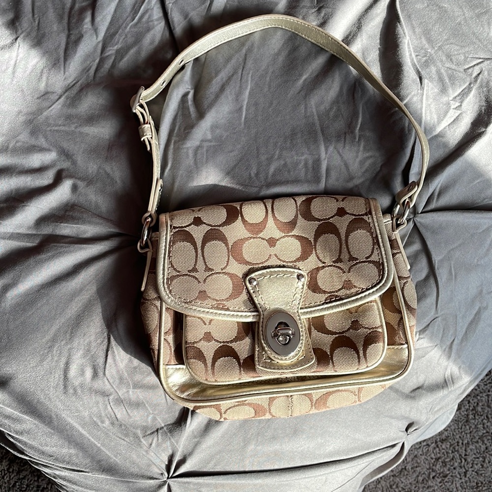 Vintage coach extra small night purse